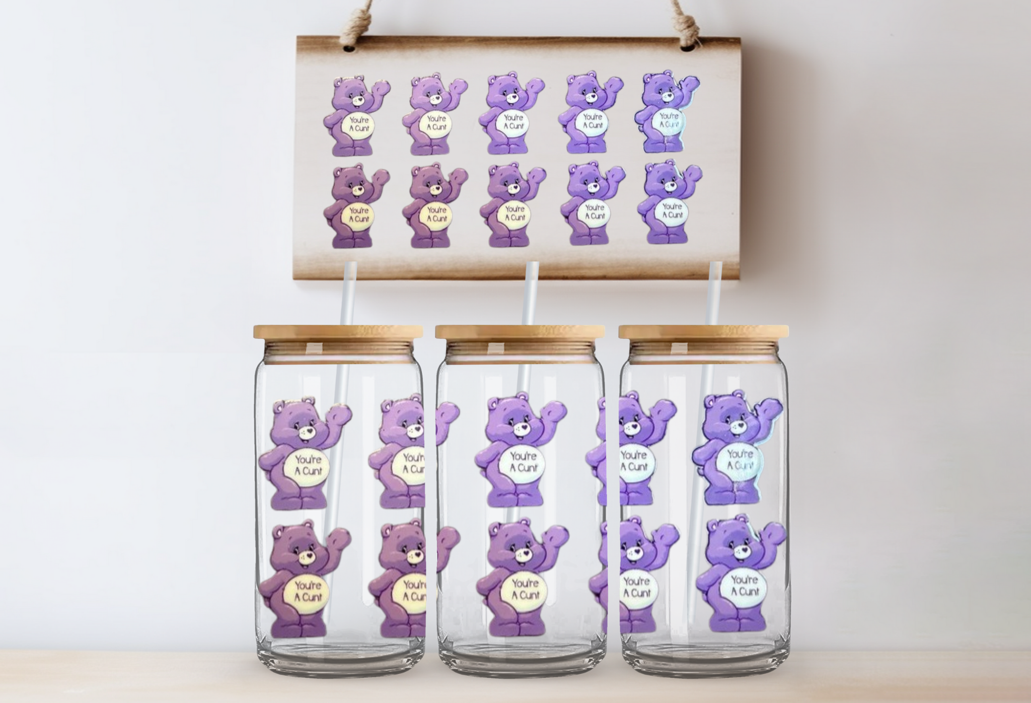 Purple Swear Bears